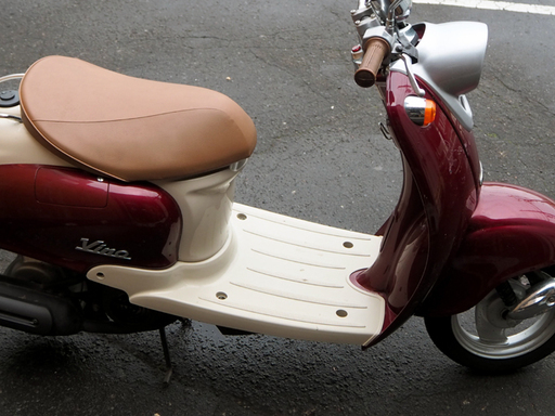 苫小牧発◆YAMAHA（ヤマハ）Vino（ビーノ）5AU型 2スト スクーター レッド系 走行僅か 約130ｋｍ 50㏄◆レトロ ヴィンテージ 苫小牧発◇YAMAHA（ヤマハ）Vino（ビーノ）5AU型 2スト スクーター