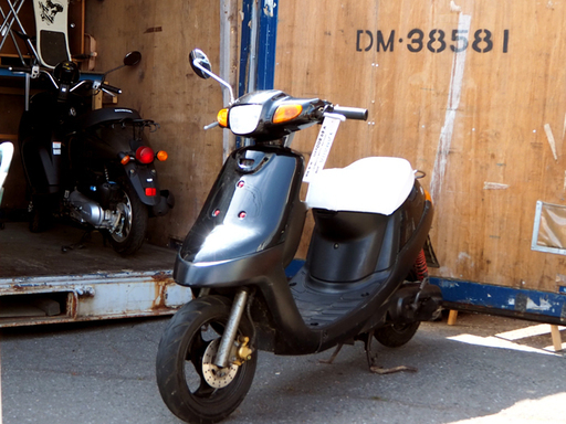 YAMAHA JOG EX APRIO ヤマハ ジョグ アプリオ 8429km 黒 50cc エンジン実動 バイク 原付 原チャリ スクーター