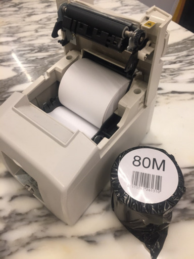 レシートプリンター + キャッシュドロアー(レジロール付!)