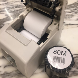 レシートプリンター + キャッシュドロアー(レジロール付!)