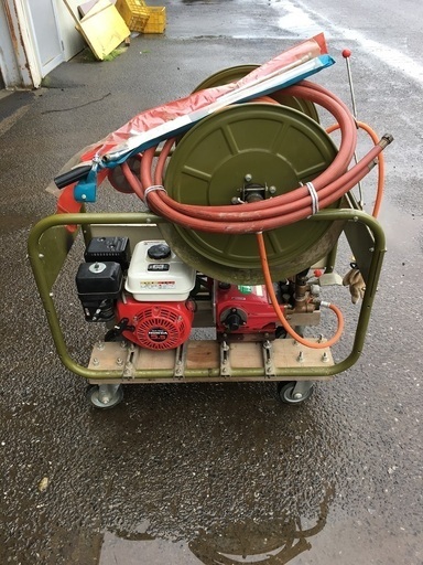 【SOLD　OUT】中央工業　セット動噴　TNR-E　動力噴霧機　【農機具でっく】【茨城】【その他農機具】