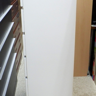 PayPay対応 チェスト 6段 白 タンス スリム 高さ130.5cm ホワイト 札幌