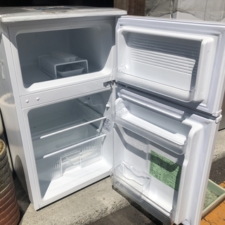 中古品】ヤマダ 冷蔵庫 YRZ-C09B1 90L 2017年製（2）