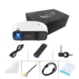 【値下げしました。】ExquizOn CL760プロジェクター LED 3200lm 1080PフルHD対応 ホームシアター ／未開封