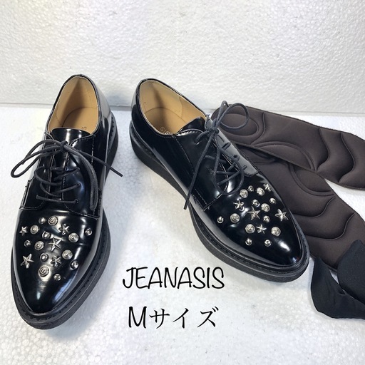 Jeanasis ジーナシス レディーススタッズシューズmサイズ送料無料 スーパーハンディマン 上新庄の靴 ローファー の中古あげます 譲ります ジモティーで不用品の処分