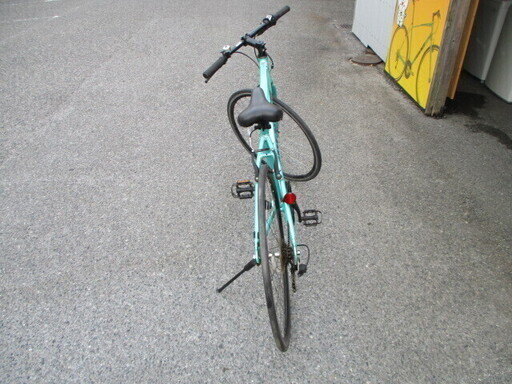 エコプラス小倉南店】SPENCER クロスバイク COD アクアグリーン色 6段