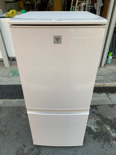 冷蔵庫 SHARP プラズマクラスタ 一人暮らし 単身用 2ドア 137L 2015年 SJ-PD14A-C シャープ 川崎区 KK