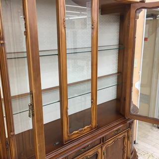 東区 和白 西洋アンティーク キャビネット 0606-2
