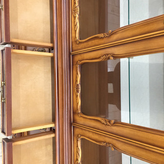 東区 和白 西洋アンティーク キャビネット 0606-2