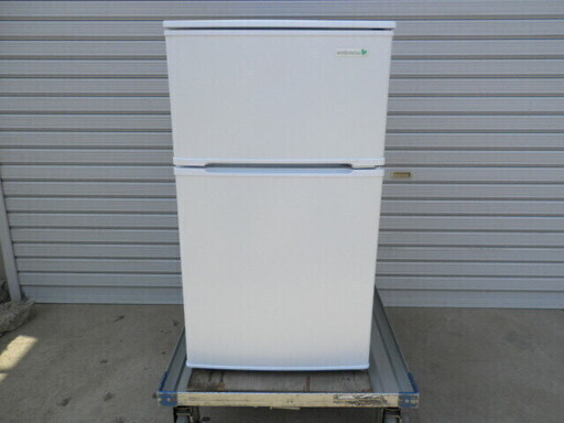 HERB Relax・２ドア冷凍冷蔵庫　９０L ２０１７年 無料配送（弊社から２０キロまで）値下げしました