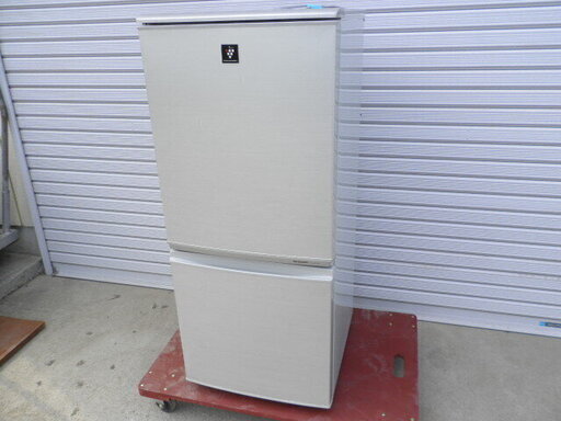 シャープ SHARP　SJ-PD14T-S ２ドア 冷凍冷蔵庫 ２０１１年 お買い得品  無料配送（弊社から２０キロまで