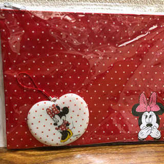 新品未開封 Disneyミニーちゃんポーチ 雑誌付録 みんこ 木場のノベルティグッズの中古あげます 譲ります ジモティーで不用品の処分
