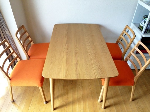ダイニングテーブル/4椅子 - 大塚家具　北欧デザイン