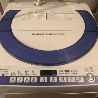 シャープ 洗濯機