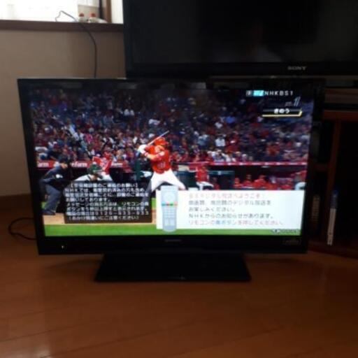 決まりました。AQUOS32型LED省エネテレビです。