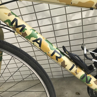 (値下げ23日限定)迷彩デザインロードバイク MARIN製