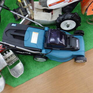 マキタ　充電式芝刈機　MLM381DWBX　未使用品　36Vバッテリーｘ1　急速充電器ｘ1　インジケータ―付集草BOX