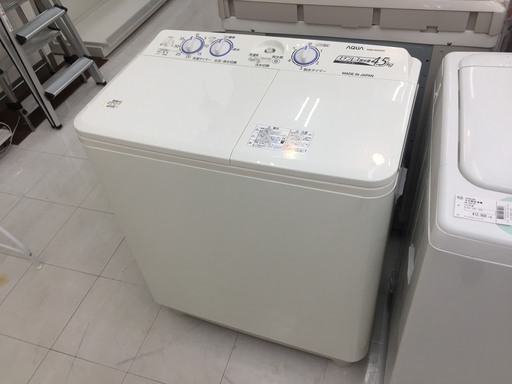 【購入後も安心な6ヶ月間動作保証付き♪】2016年製、AQUA(アクア)の2槽式洗濯機のご紹介です！