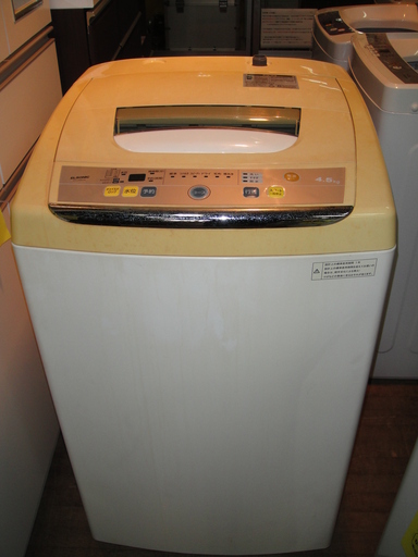 2015年製　ノジマ　ELSONIC　全自動洗濯機　ET-L5001N　4.5㎏