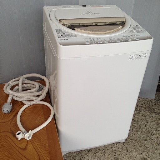 TOSHIBA 東芝 / 全自動洗濯機 【 6.0㎏ 】 節水 パワフル浸透洗浄 風乾燥 /AW-6G2