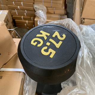 27.5kg 2個ラバーダンベル