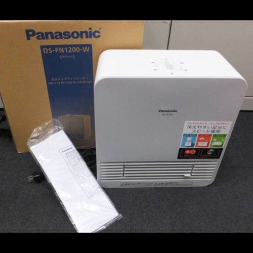 美品 Panasonic セラミックファンヒータ Ds Fn1200 暖房 ヒーター