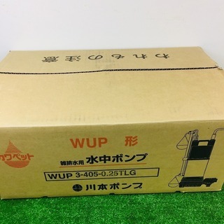 川本製作所 WUP3-405-0.25SLG 50Hz 100V 2玉 自動型【リライズ野田愛宕