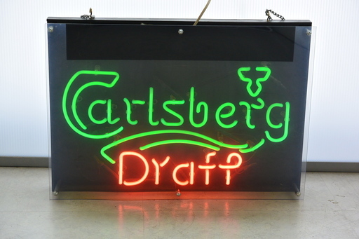 オシャレなネオン管 Carlsberg Draft カールスバーグ ネオン管 電光