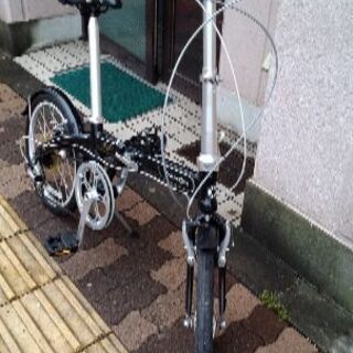 美品☆DAHON routo[ダホン ルート]20吋 折り畳み自転車アルミ/6speed/ブラック