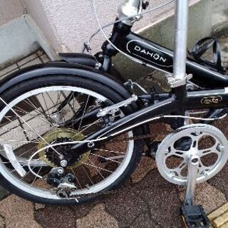 美品☆DAHON routo[ダホン ルート]20吋 折り畳み自転車アルミ/6speed/ブラック