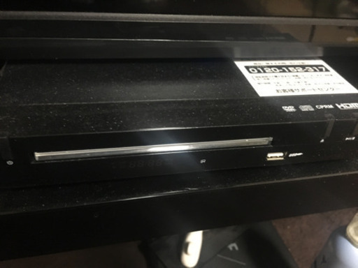 外付HDD DVDプレイヤーのセット