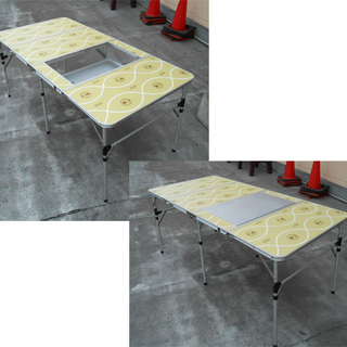 Coleman/コールマン スリム四折BBQテーブル キャンプテーブル 四折 BBQ