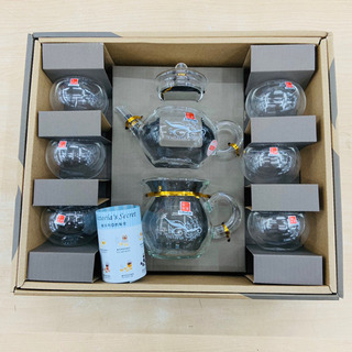 中国茶器セット 維多利亜的秘密 耐熱ガラス 茶壺 茶海 茶杯
