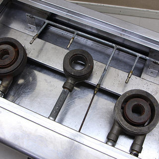 厨房 業務用 3口ガスコンロ  (6UJ537akwx)