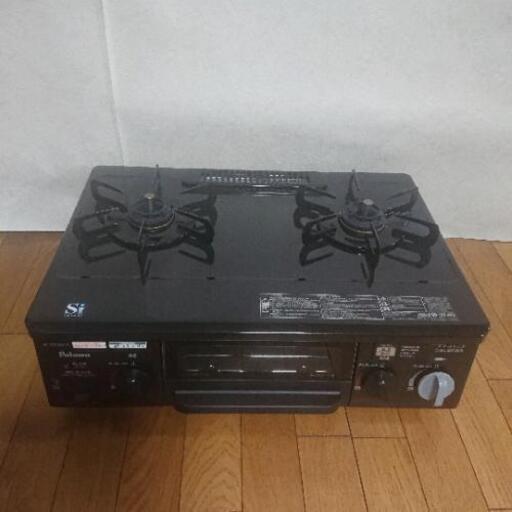 2015年製 ガスコンロ パロマ LPガス用 ガステーブル IC-330SB-1R