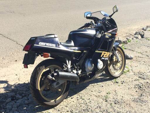 YAMAHA FZR250 2KR】1円スタート! 初爆OK 部品取り車 鍵有/書類無