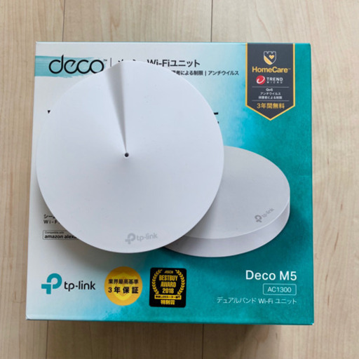 完全新品！美品！Wi-Fiルーター、TP-Link、 Deco M5