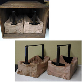 a851 漆器 煙草盆 一対 木箱入り 如心斎好 鯨手 たばこ盆 蔵出し