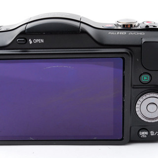 パナソニック Lumix DMC-GF3 ブラック レンズキット★極上美品★手軽でも高機能 ♪8GB新品SDカード付き！