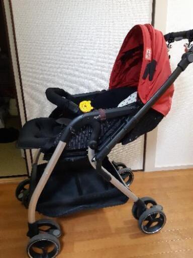 値下げ中】Aprica オプティア ベビーカー AB両用＆未使用レインカバー