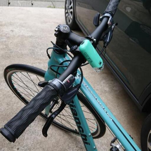 ビアンキ 自転車 美品 3～4回程度短時間使用 空気入れあり