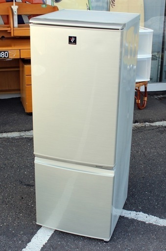 SHARP シャープ 2011年製 プラズマクラスター搭載 冷凍冷蔵庫 167L シルバー SJ－PD17T