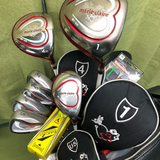 中古☆Marie claire☆レディース☆ゴルフクラブセット☆オマケ付き