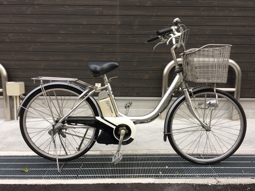 地域限定　ヤマハ　パス　リチウム　24インチ　シルバー　アシスタ　ビビ　神戸市　電動自転車