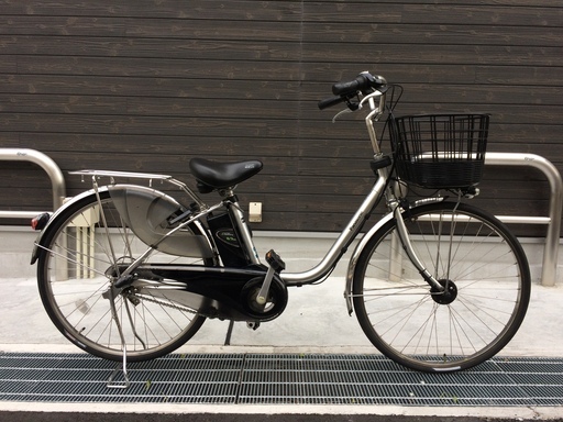 パナソニック　ビビ　DX　新基準　8,9AH　子供乗せ　シルバー　ナチュラ　アシスタ　神戸市　電動自転車　地域限定
