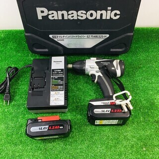 Panasonic（パナソニック） EZ7548LS2S-H 14.4V4.2A 充電マルチインパクト（グレー)【リライズ野田愛宕店】【店頭引取限定】【中古品】１点限り早い者勝ち！ Panasonic（パナソニック） EZ7548LS2S-H 14.4V4.2A 充電マルチ