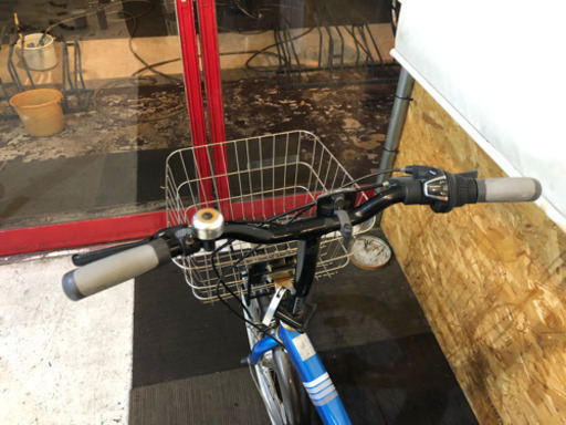 カゴ付き【LEDオートライト】20インチ折りたたみ自転車