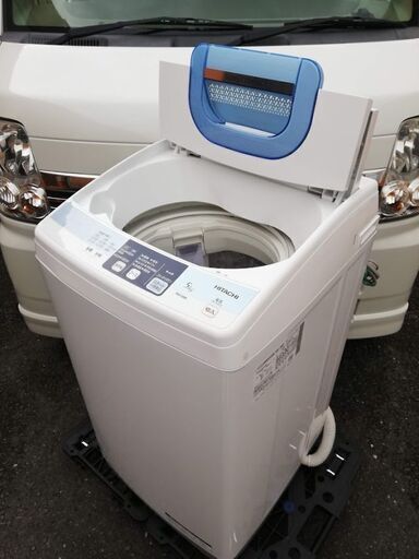 ◼️商談中◼️日立 「風乾燥」5.0kg全自動洗濯機 NW-5MR