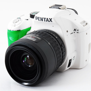 Pentax K-x ホワイトxグリーン レンズセット★極上美品...