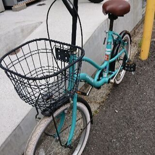 自転車 コンパクト ブルー